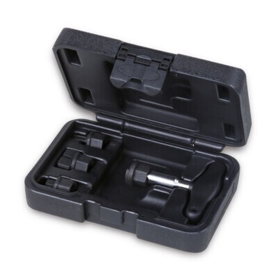 KIT CHIAVI SPECIALI PER TAPPI OLIO IN PLASTICA, ATTACCO QUADRO 3/8''