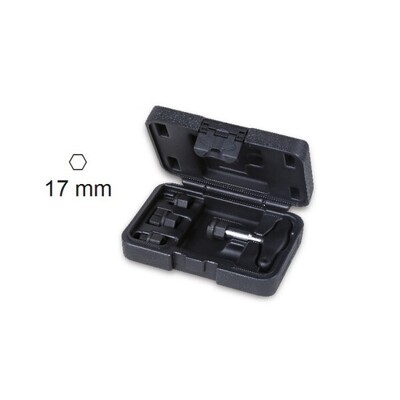 KIT CHIAVI SPECIALI PER TAPPI OLIO IN PLASTICA, ATTACCO QUADRO 3/8''