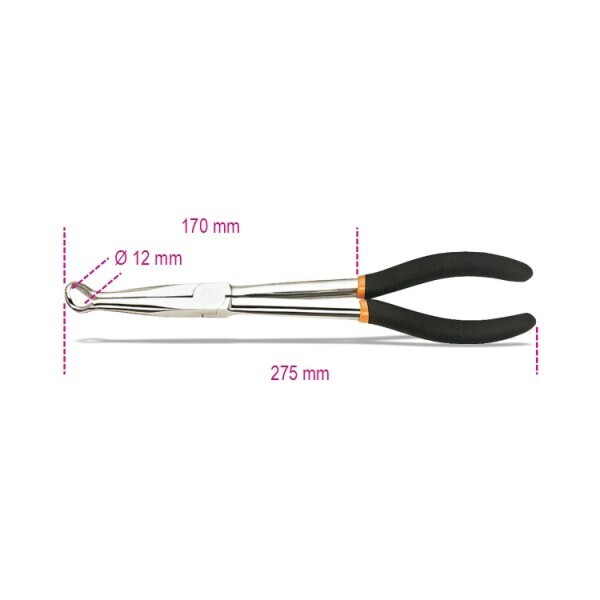 PINZA PER CAPPUCCI CANDELE D'ACCENSIONE A BACCHI LUNGHI
