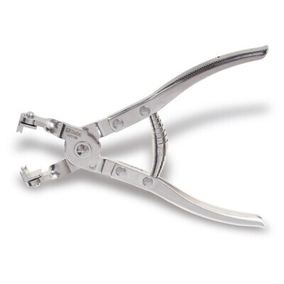 PINZA CON TESTE ORIENTABILI PER FASCETTE STRINGITUBO VETTURE GRUPPO VW E MERCEDES con teste orientabili per fascette stringitubo