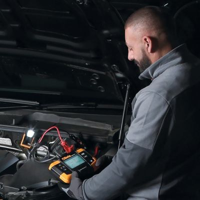 TESTER DIGITALE PER BATTERIA 12V-24V CON STAMPANTE INTEGRATA