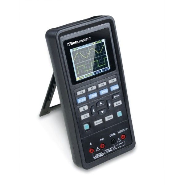MULTIMETRO DIGITALE AUTOMOTIVE CON OSCILLOSCOPIO A 2 CANALI E GENERATORE D'ONDA
