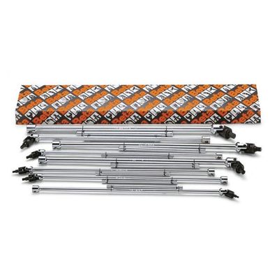SET 5 CHIAVI A T CON MASCHIO ESAGONALE SNODATO