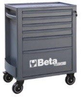 CASSETTIERA PORTA ATTREZZI CON 6 CASSETTI ANTRACITE