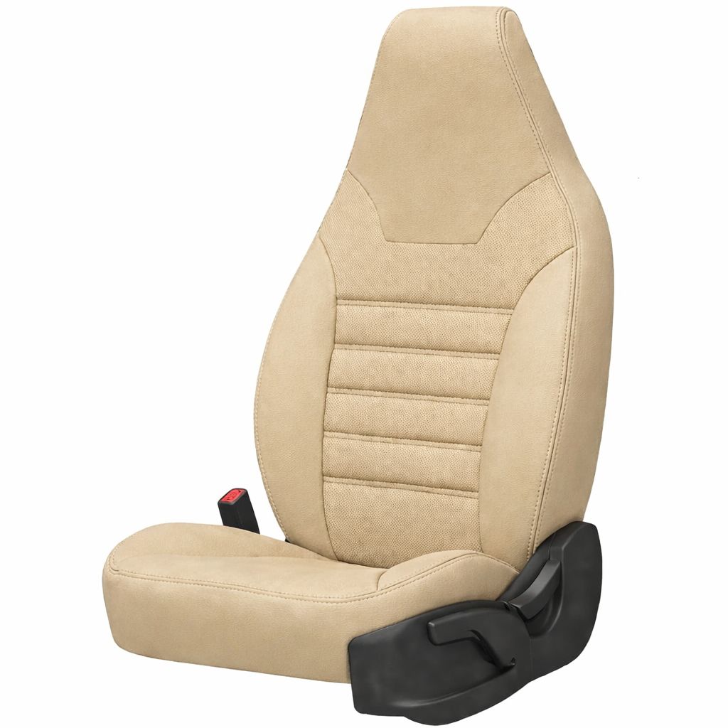 Fundas Delanteras Especifica En Cuero sintético Beige Ducato 08- Autocaravana
