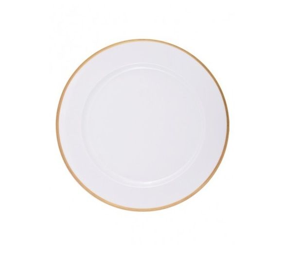 Piatto Dessert Mod. Angel Filo Oro dm21 cm (45 per cassa)