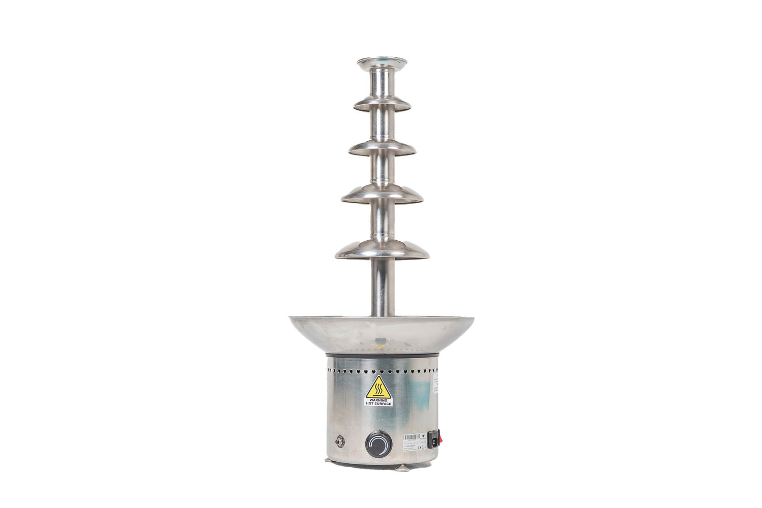 Fontana di Cioccolato Elettrica Inox  h80 cm