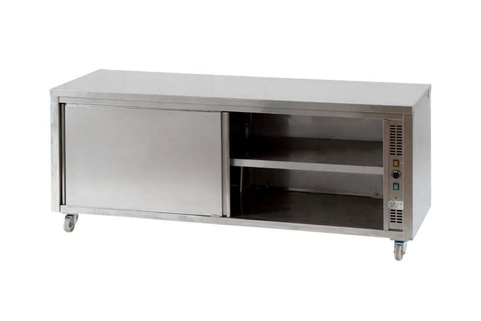Banco Scaldapiatti 200x70xh84 cm 500 piatti  2.2KW 220-240V