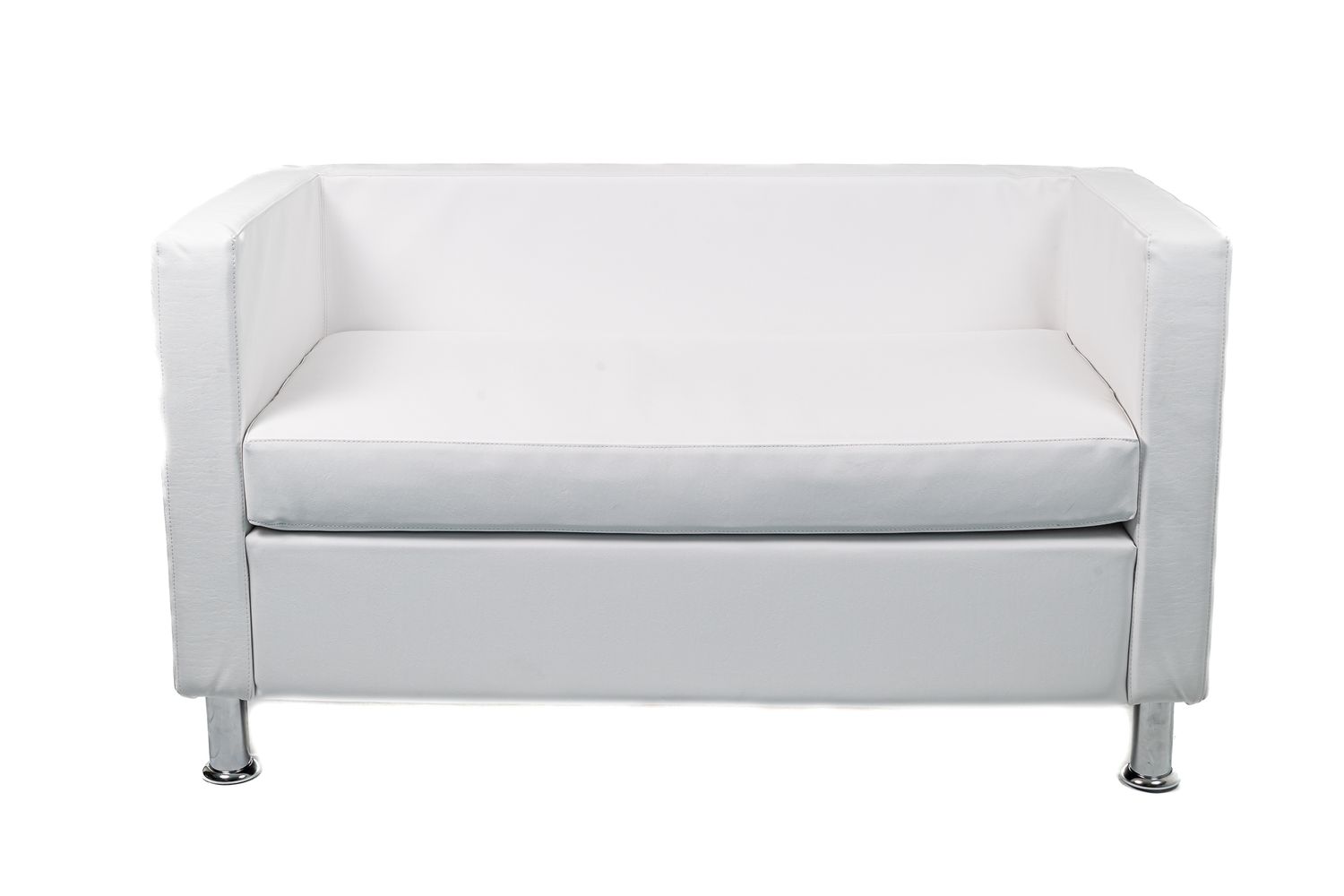 Divano Ecopelle Bianco 2 posti