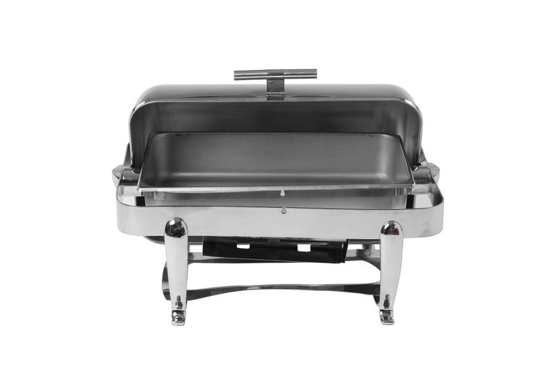 Chafing Dish Inox con coperchio a ribaltina