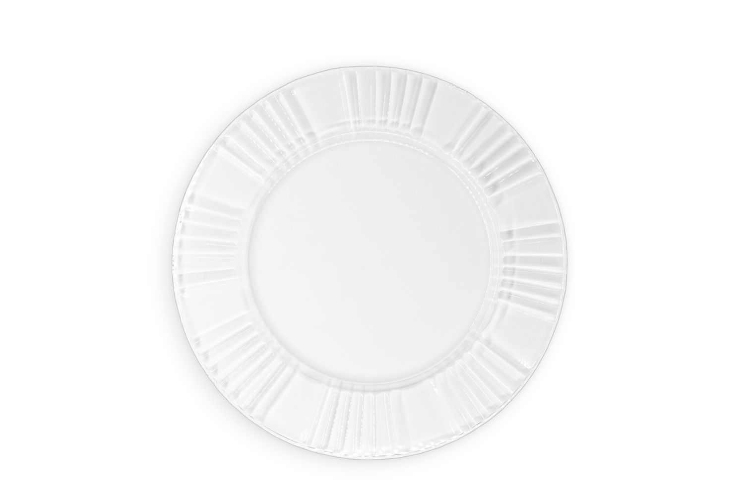 Sottopiatto Mod. Vetro Doppio Rigato dm32 cm (26 per cassa)