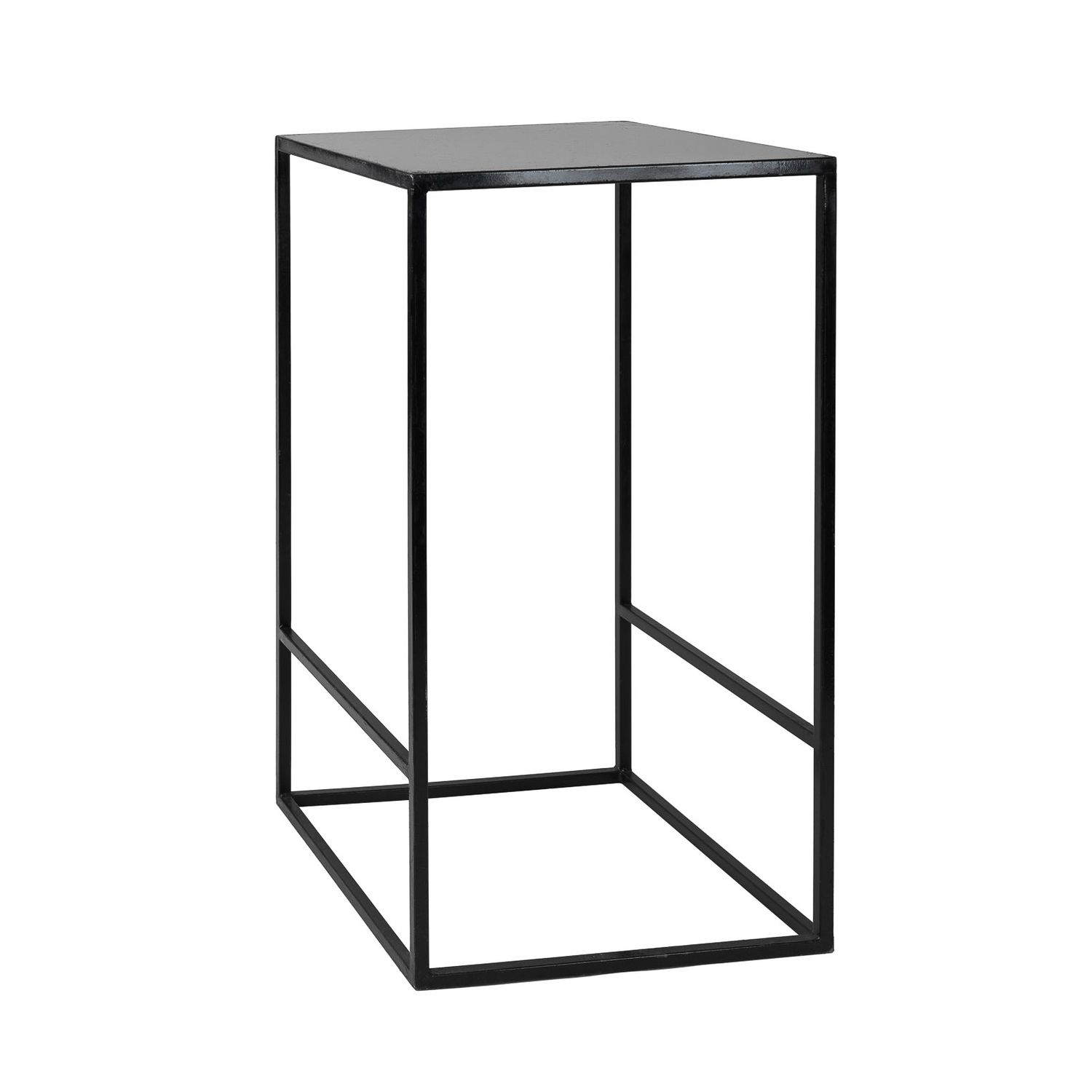 Tavolo Mangiainpiedi Mod. Tower Nero 60x60xh110 cm
