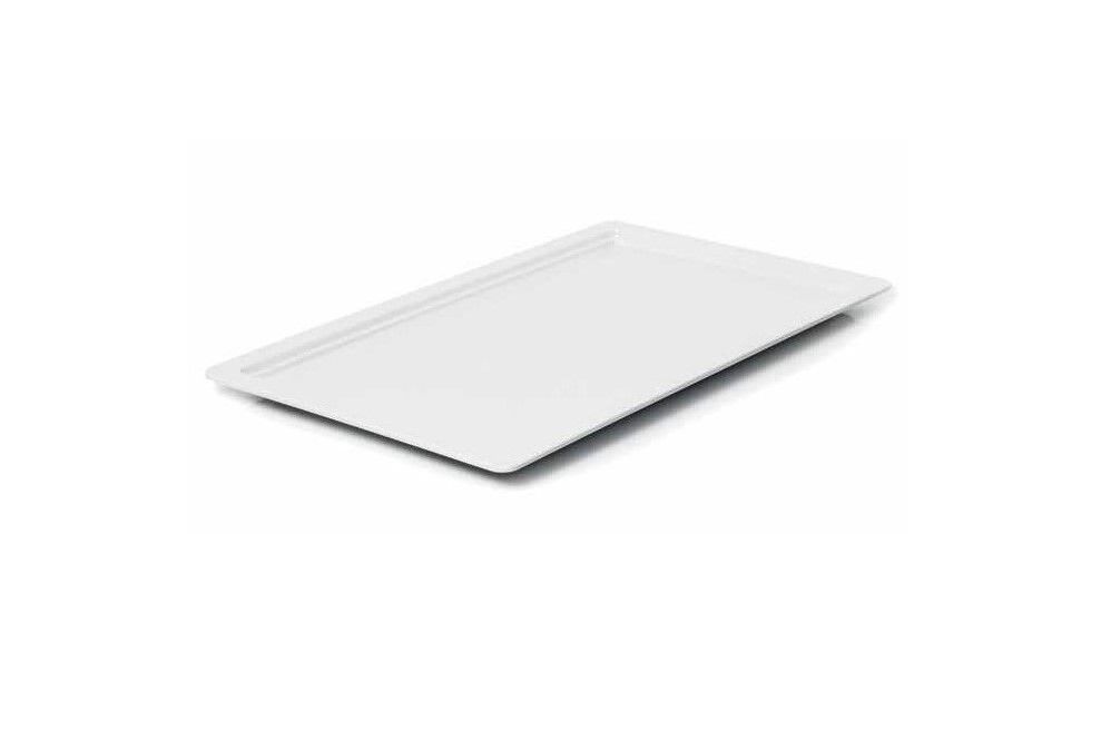 Vassoio Rettangolare Melamina Bianca 50x31 cm