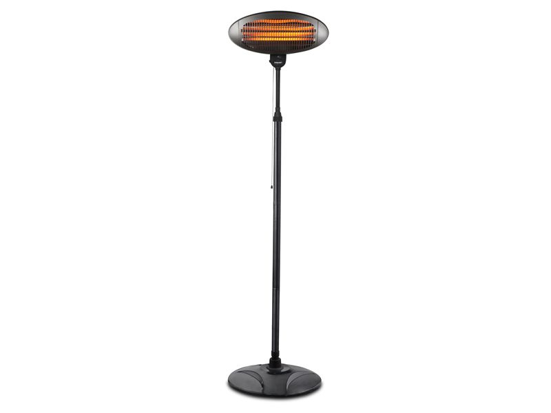 Lampada Riscaldante Raggi Infrarossi con asta 2 mt