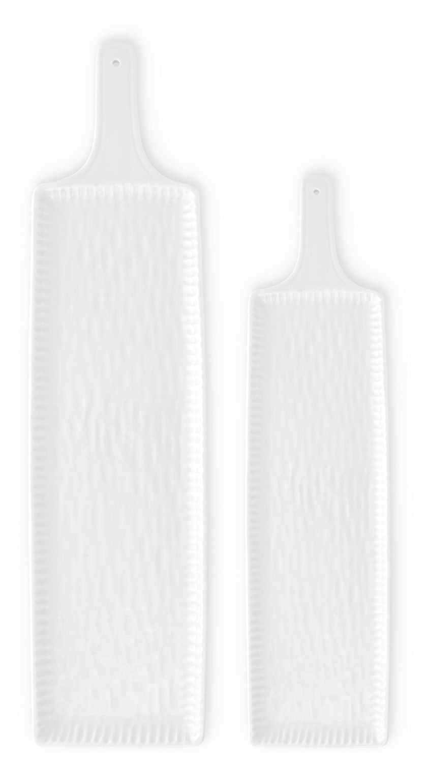 Tagliere Rettangolare Bianco Mod. Khot con manico 36x10 cm
