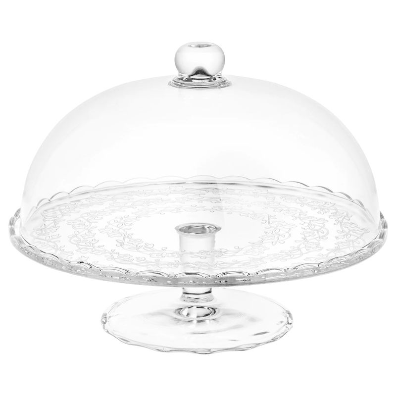 Alzata in Vetro con Coperchio dm29xh16 cm