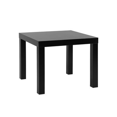 Low Black Lacquered Coffee Table 55x55xh45 cm