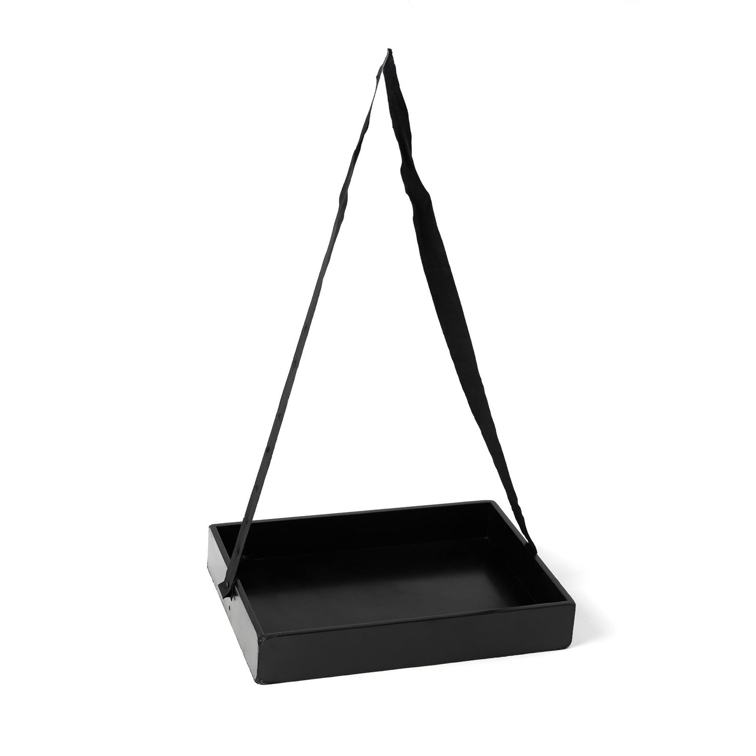 Vassoio Tracolla Nero 50x35xh8 cm