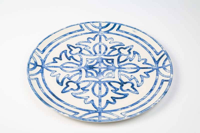 Vassoio Portata Mod. Sevilla Blu Mare dm45 cm