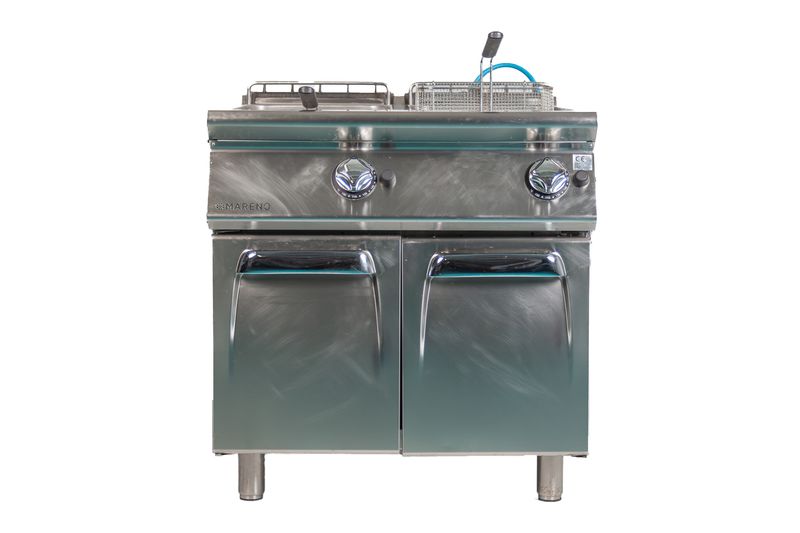 Friggitrice a Gas 2 Vasche da 23 + 23 Lt  80x90xh88 cm