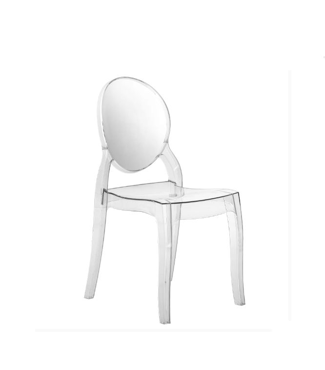 Sedia Igloo trasparente Mod. B (schienale un po' triangolare)