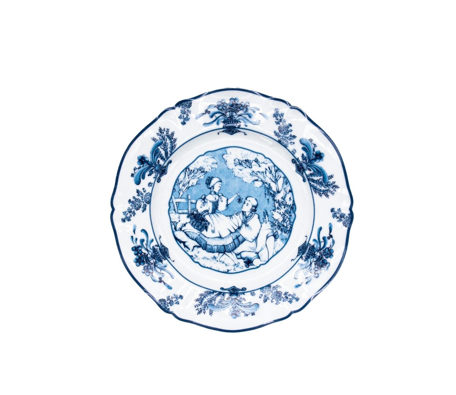 Piatto Pane Mod. Mon Amour Blu dm16.5 cm(60 per cassa)