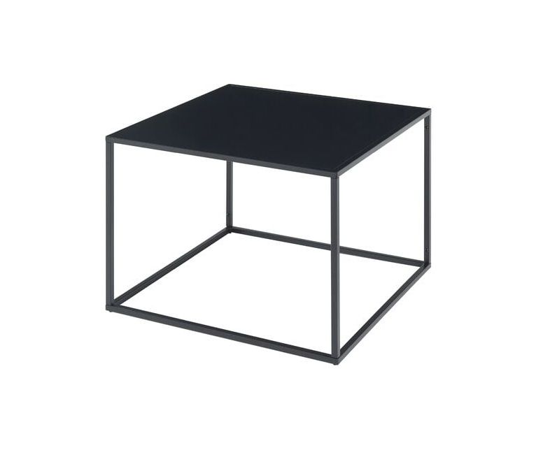Tavolino Nero in Metallo 60x60xh45 cm