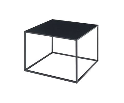 Black Coffee Table in Metal 60x60xh45 cm