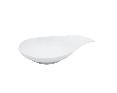 Finger Mod. Avant saucer white 11x8 cm