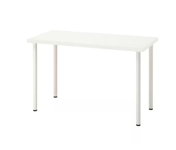 Scrivania bianca 120x60x73 cm