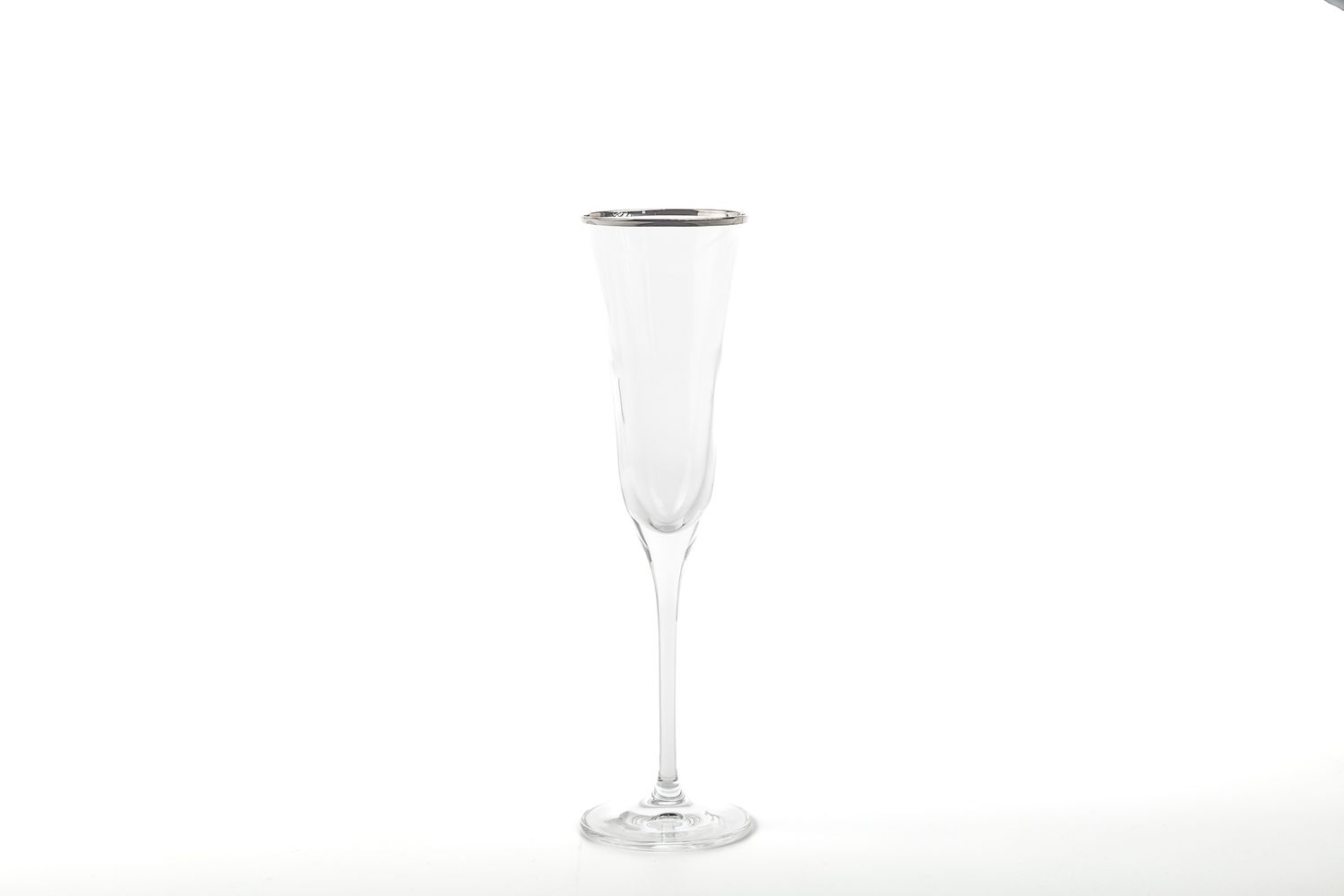 Calice Flute Mod. Sabina Filo Platino 17 cl