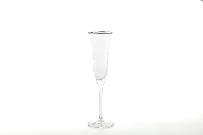 Calice Flute Mod. Sabina Filo Platino 17 cl