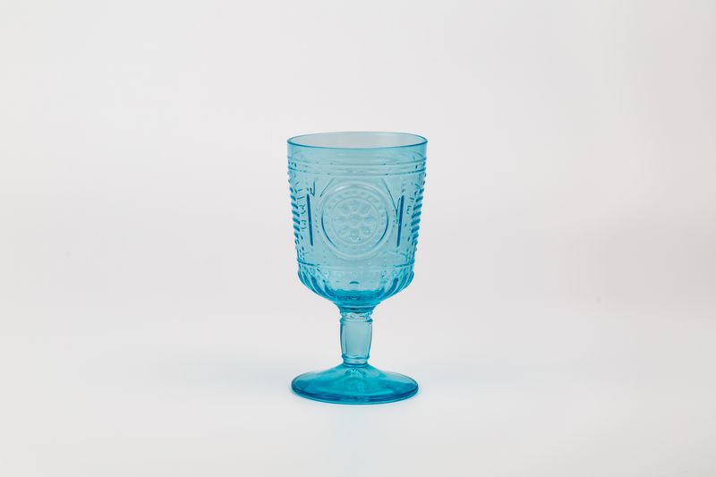 Calice Vetro Mod. Romantic Candy Light Blue 32 cl