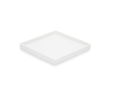 Square Finger Saucer with rim 9.5x9.5 cm