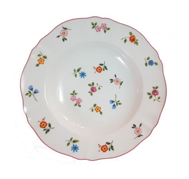 Piatto Fondo Mod. Sun Flower dm23.5 cm