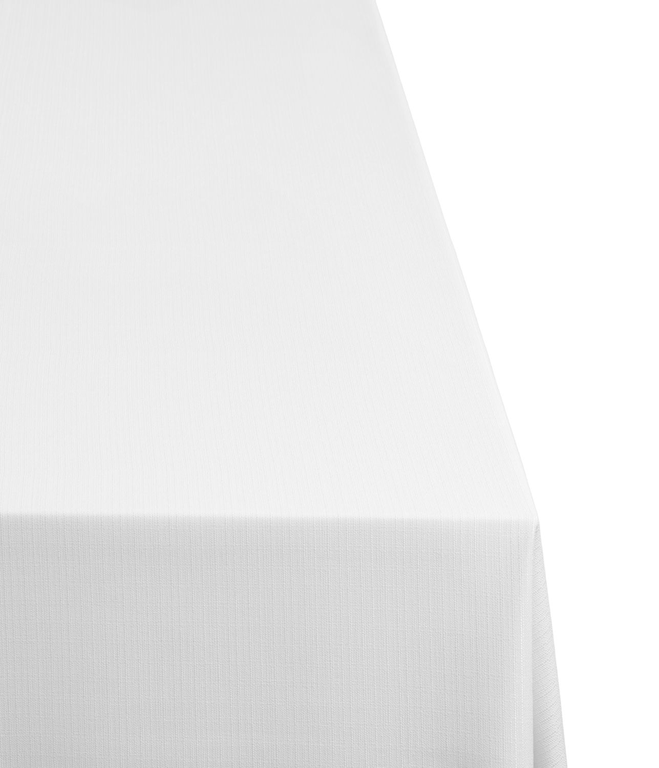 Tovaglia Coprimacchia Misto Lino Bianco 180x180 cm