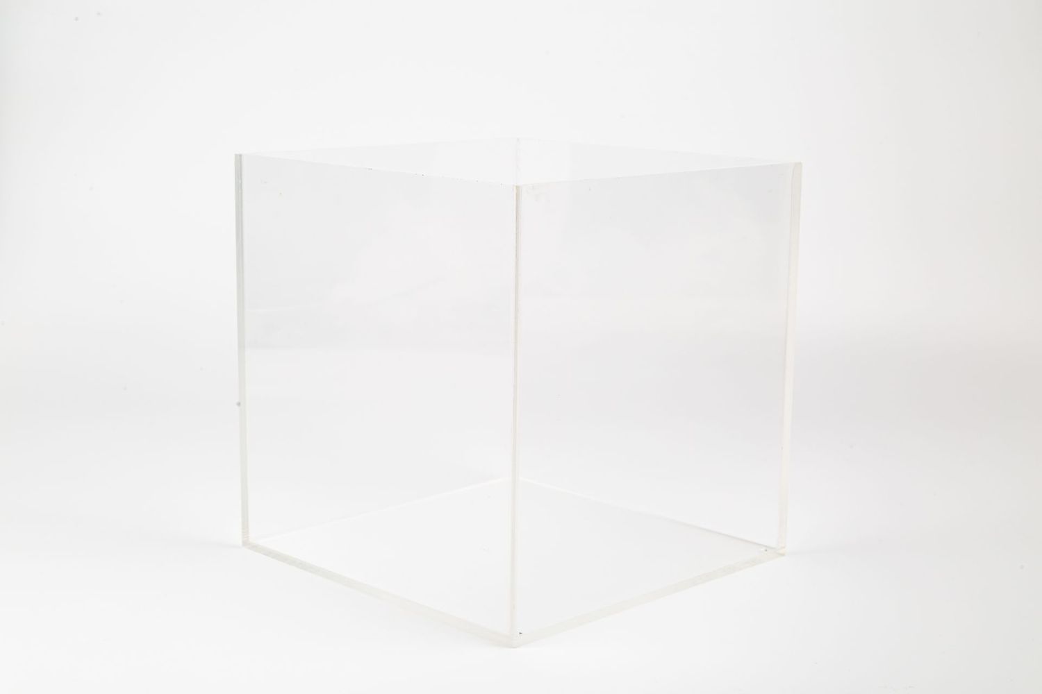 Cubo Alzata Plexiglass Trasparente 15x15xh15 cm