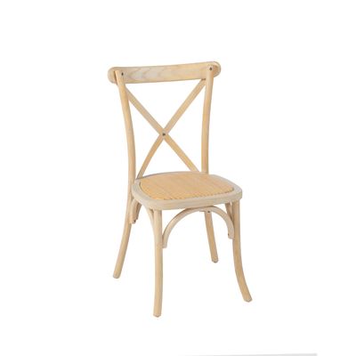 Sedia Mod. Cross Legno Noce Chiaro
