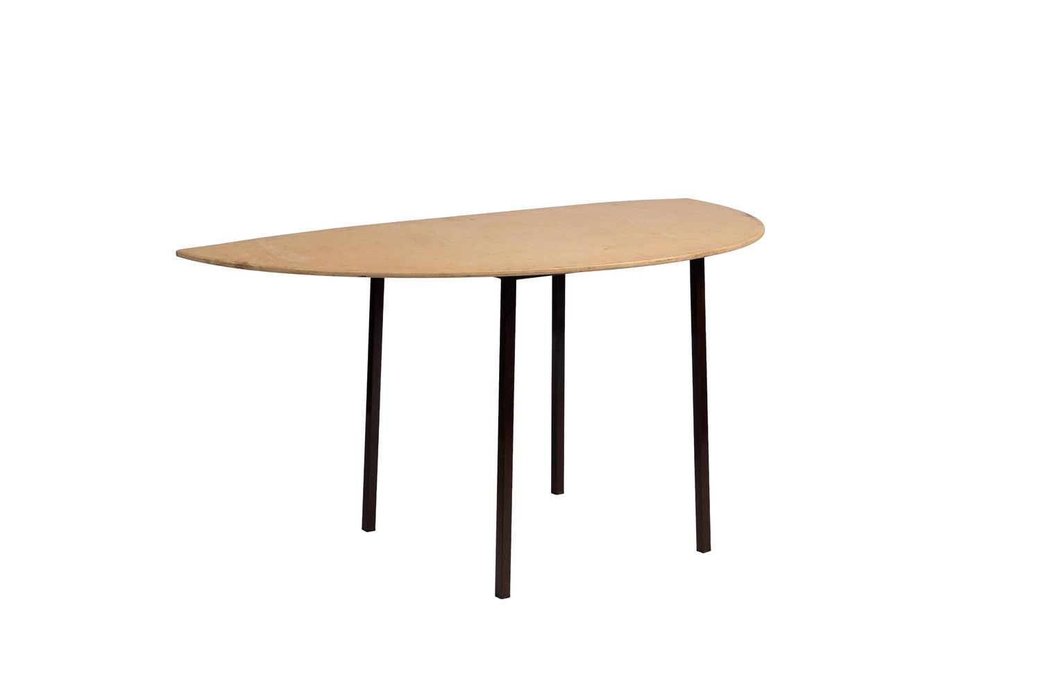 Tavolo Legno a Mezzaluna 150x75xh76 cm Tavolo Legno a Mezzaluna 150x75xh76 cm