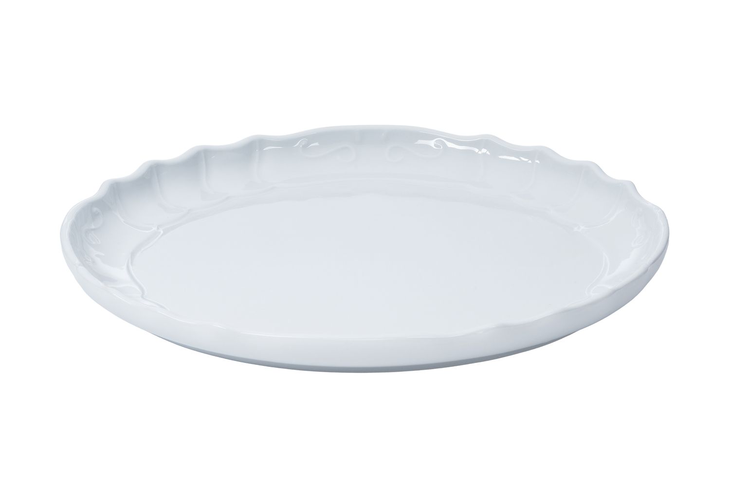 Vassoio Rotondo Mod. Barocco Cordonato dm49.5 cm Vassoio Rotondo Mod. Barocco Cordonato dm49.5 cm