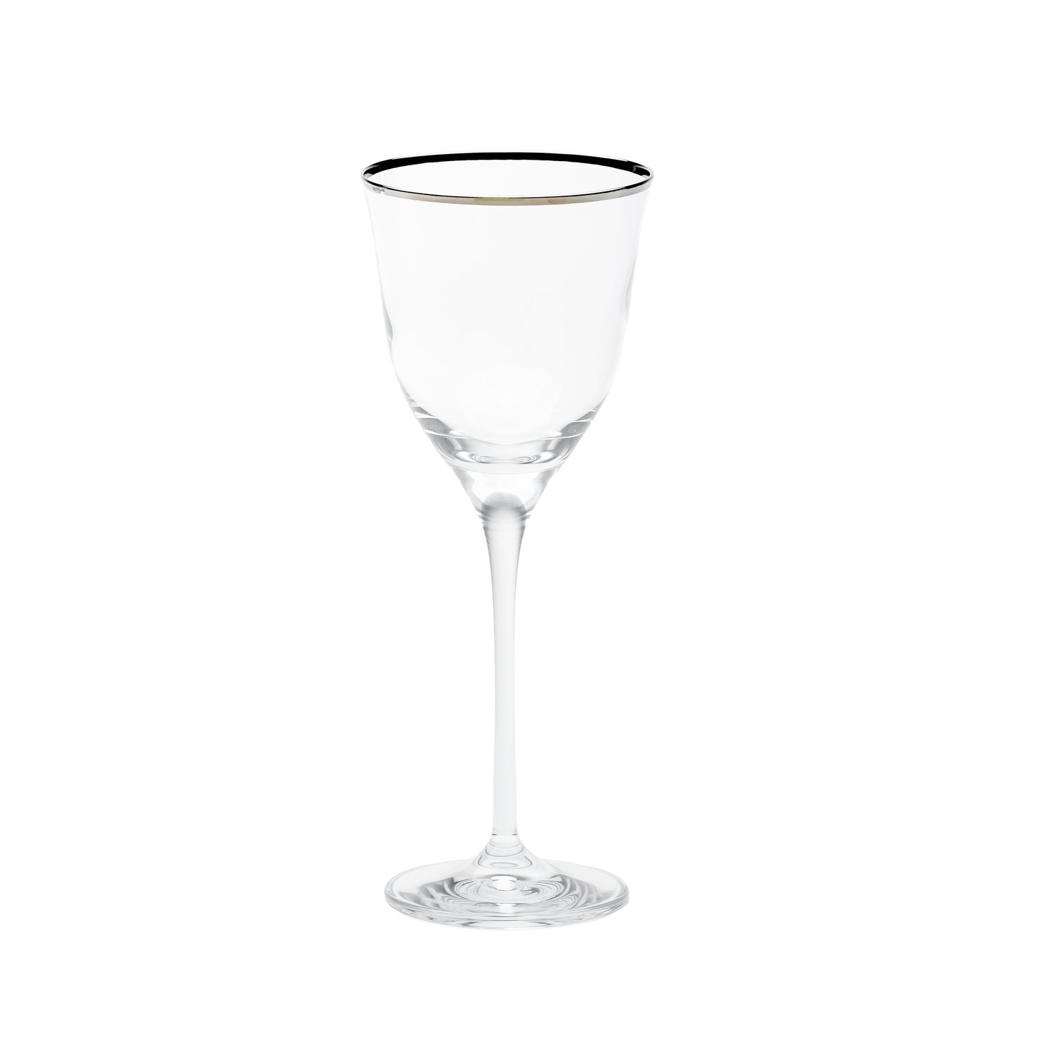 Calice Vino Rosso Mod. Sabina Filo Platino 33 cl Calice Vino Rosso Mod. Sabina Filo Platino 33 cl