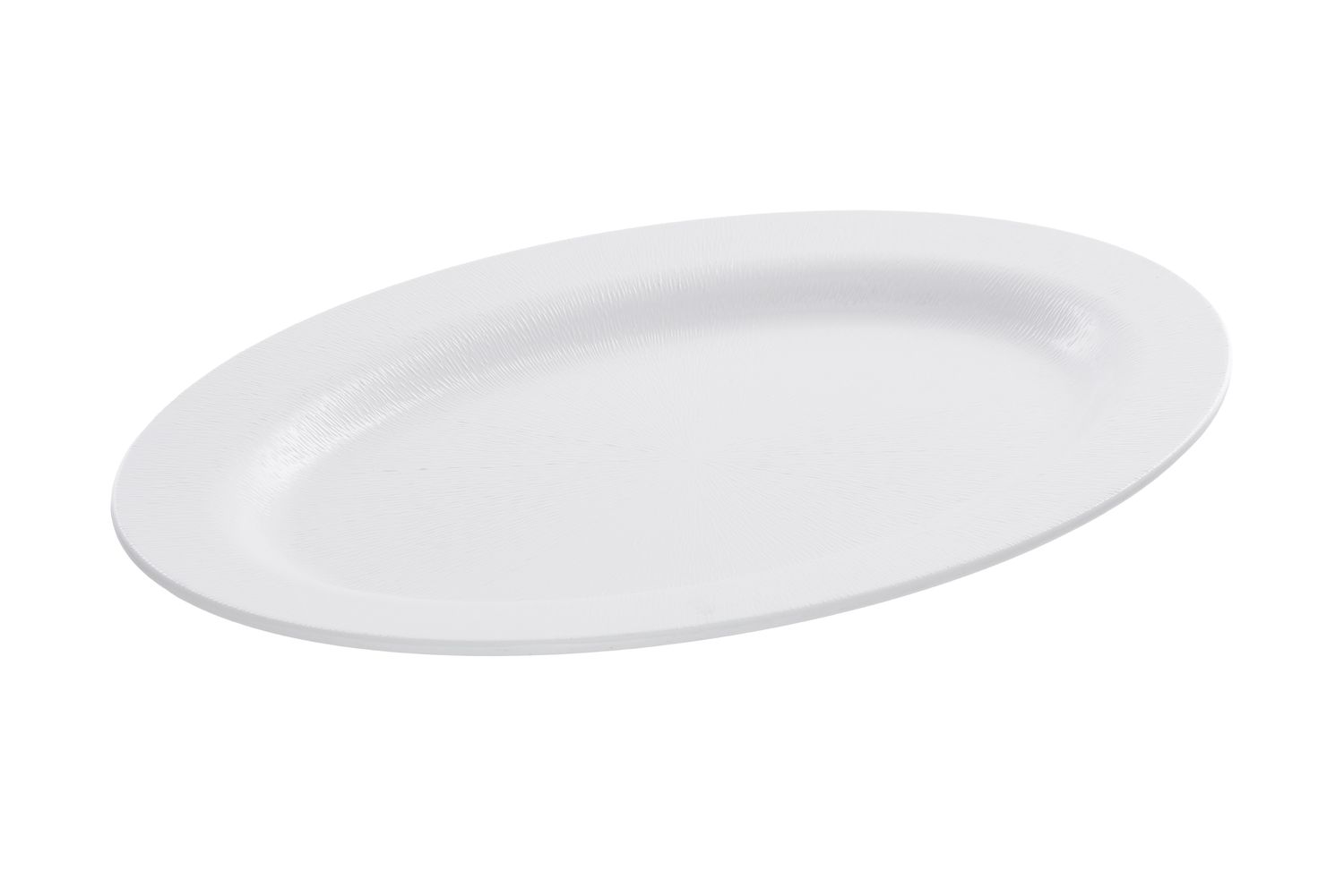 Vassoio Ovale Melamina Mod. Narciso Bianco 64x44 cm Vassoio Ovale Melamina Mod. Narciso Bianco 64x44 cm