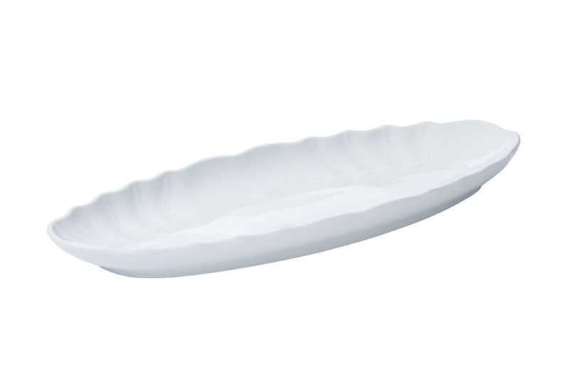 Vassoio Ovale Pesce Mod. Barocco 63x25xh4 cm