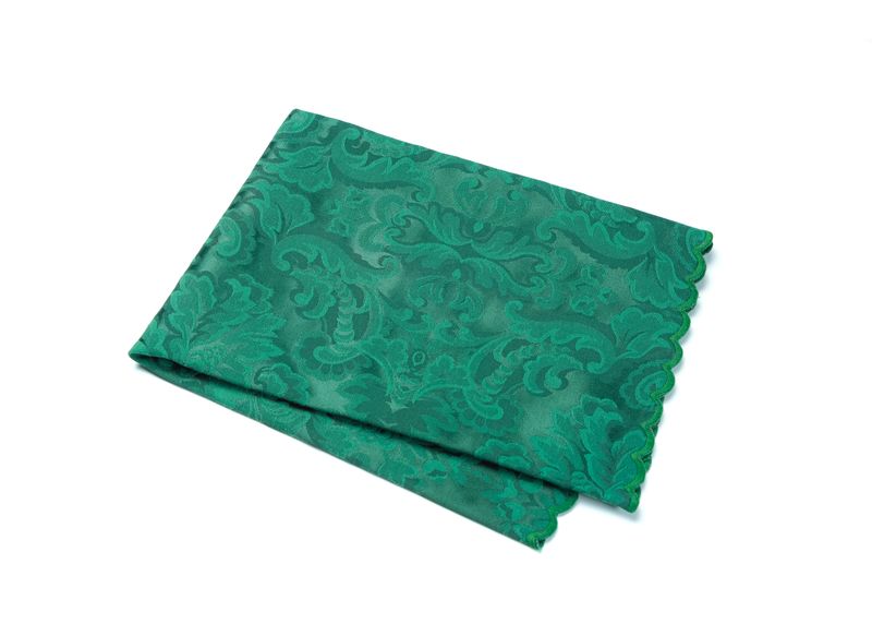 Tovagliolo Misto Lino Verde Damascato 50x50 cm