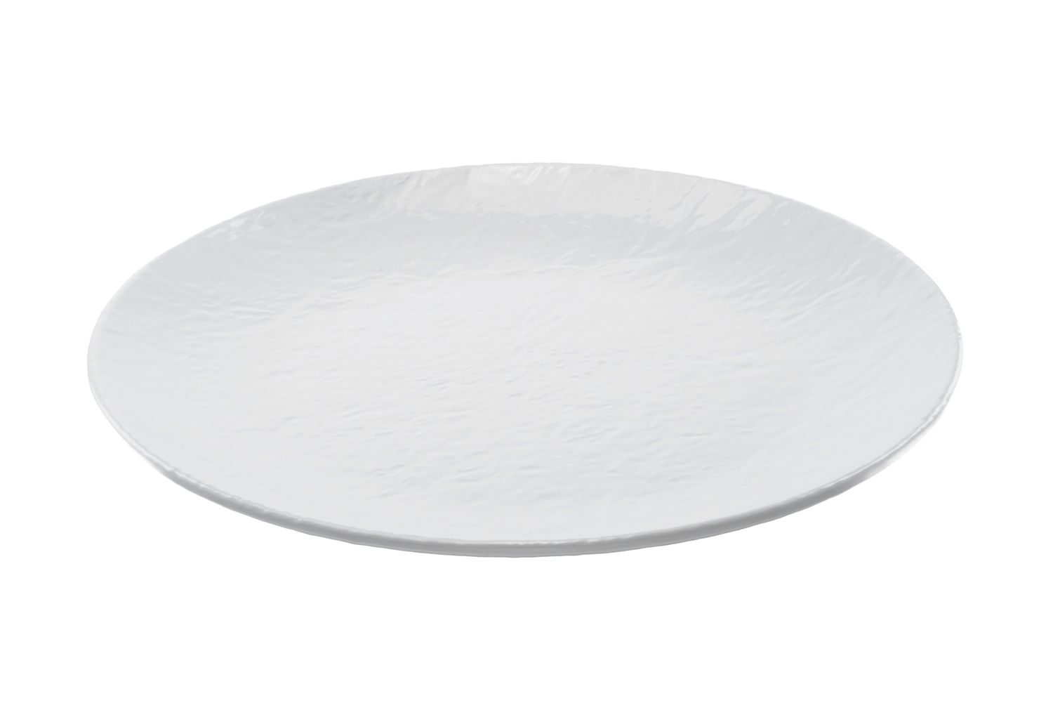 Vassoio Rotondo Melamina Mod. Rock Bianco Vassoio Rotondo Melamina Mod. Rock Bianco