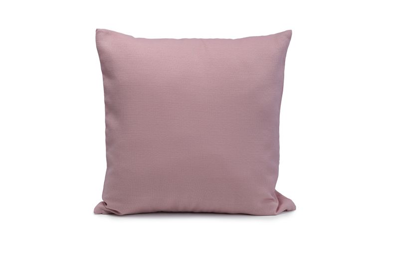 Cuscino Quadrato Rosa Cipria 50x50 cm