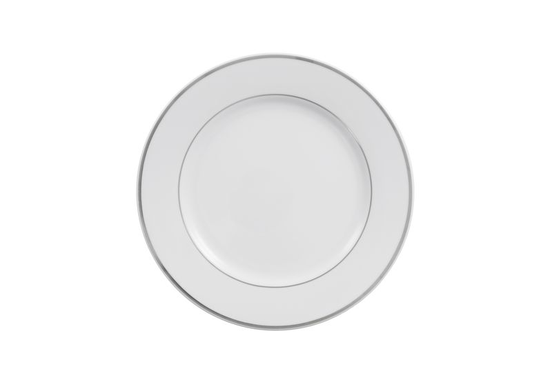 Piatto Piano Mod. Filo Platino dm27 cm (24 per cassa)