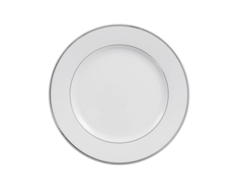 Piatto Dessert Mod. Filo Platino dm21 cm (45 per cassa)