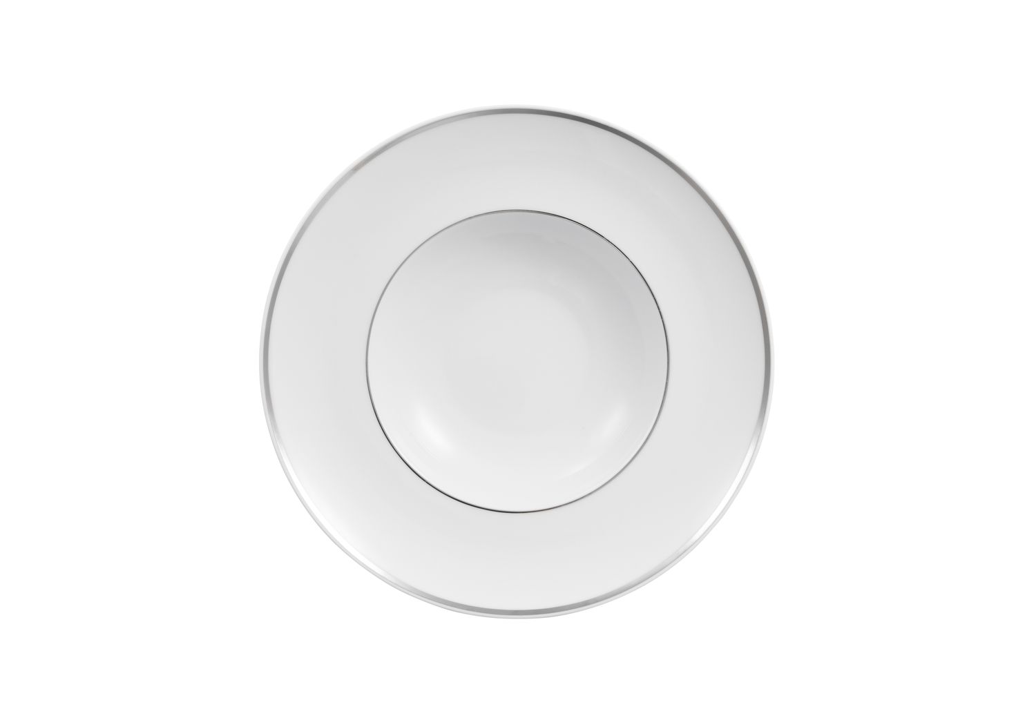 Piatto Fondo Mod. Filo Platino dm25 cm (35 per cassa) Piatto Fondo Mod. Filo Platino dm25 cm (35 per cassa)