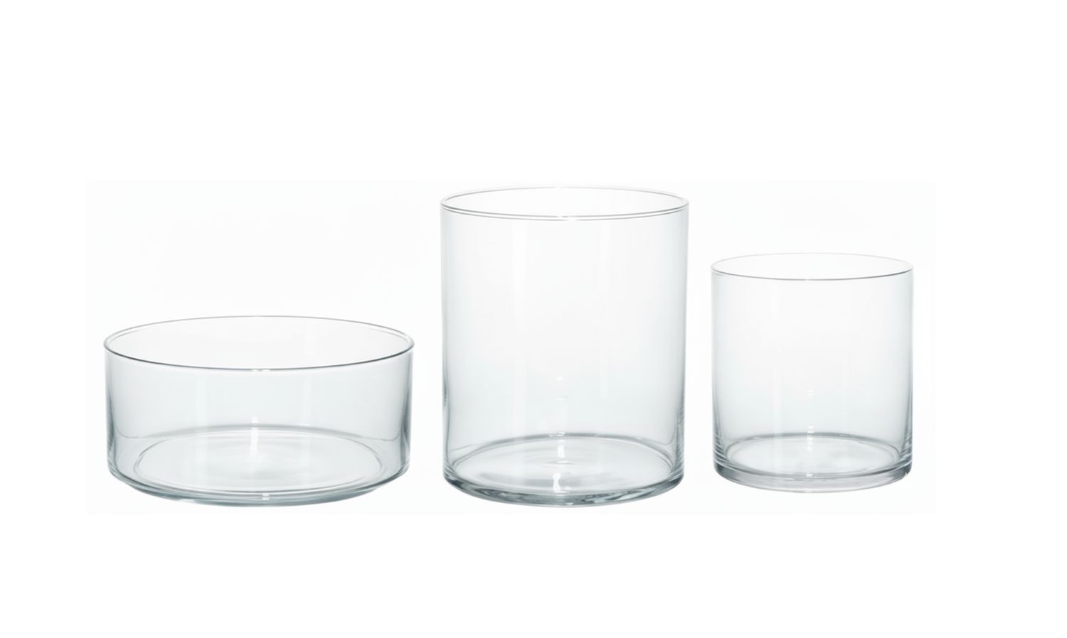 Vaso Cilindrico in Vetro Vaso Cilindrico in Vetro